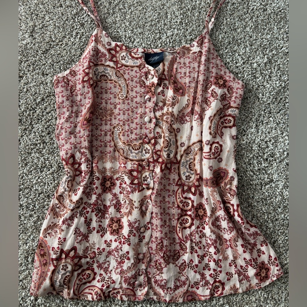 NWT Buckle Floral Paisley Blouse